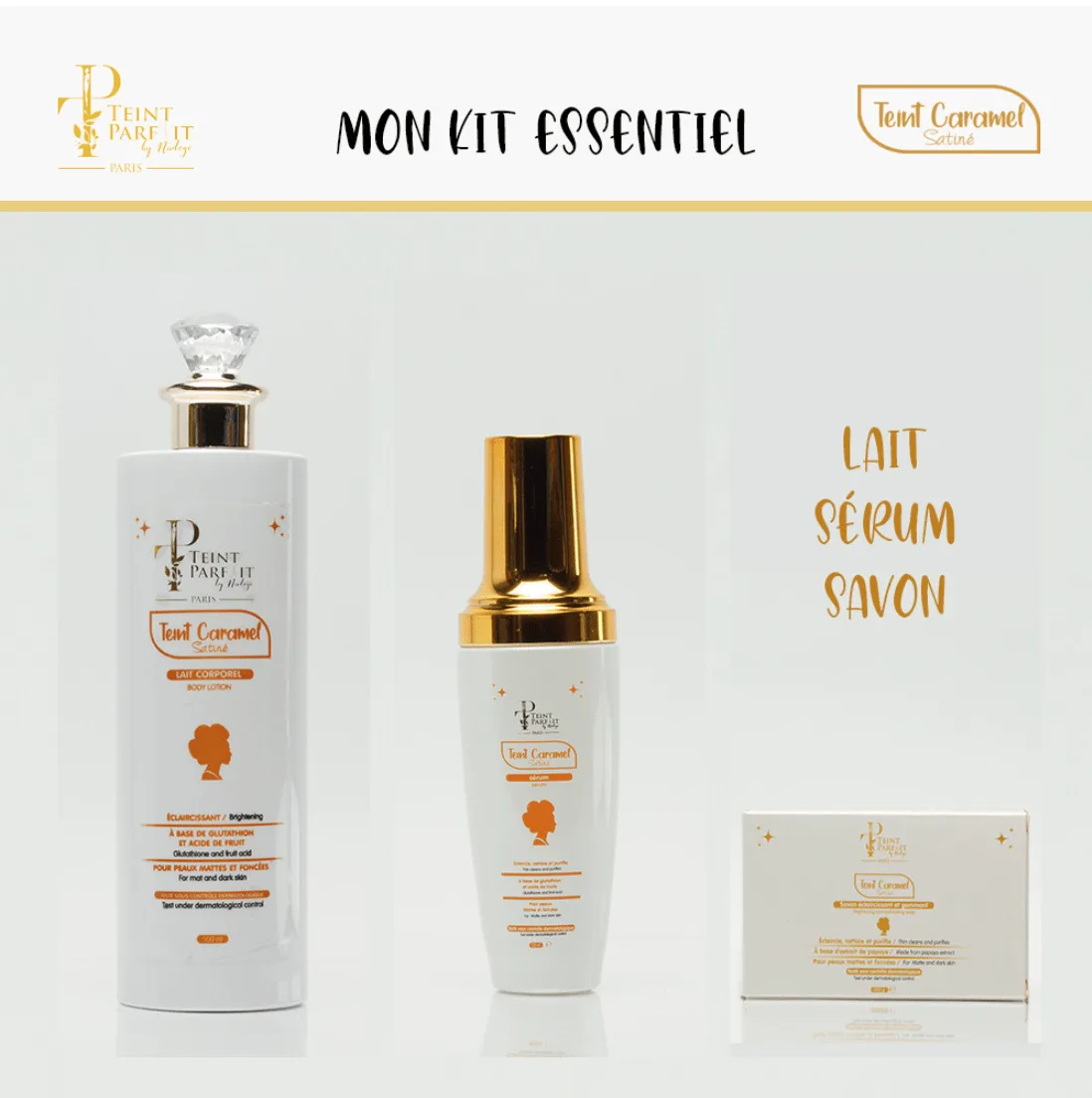 Mon Kit Essentiel Teint Caramel Satine - Caramel complexion