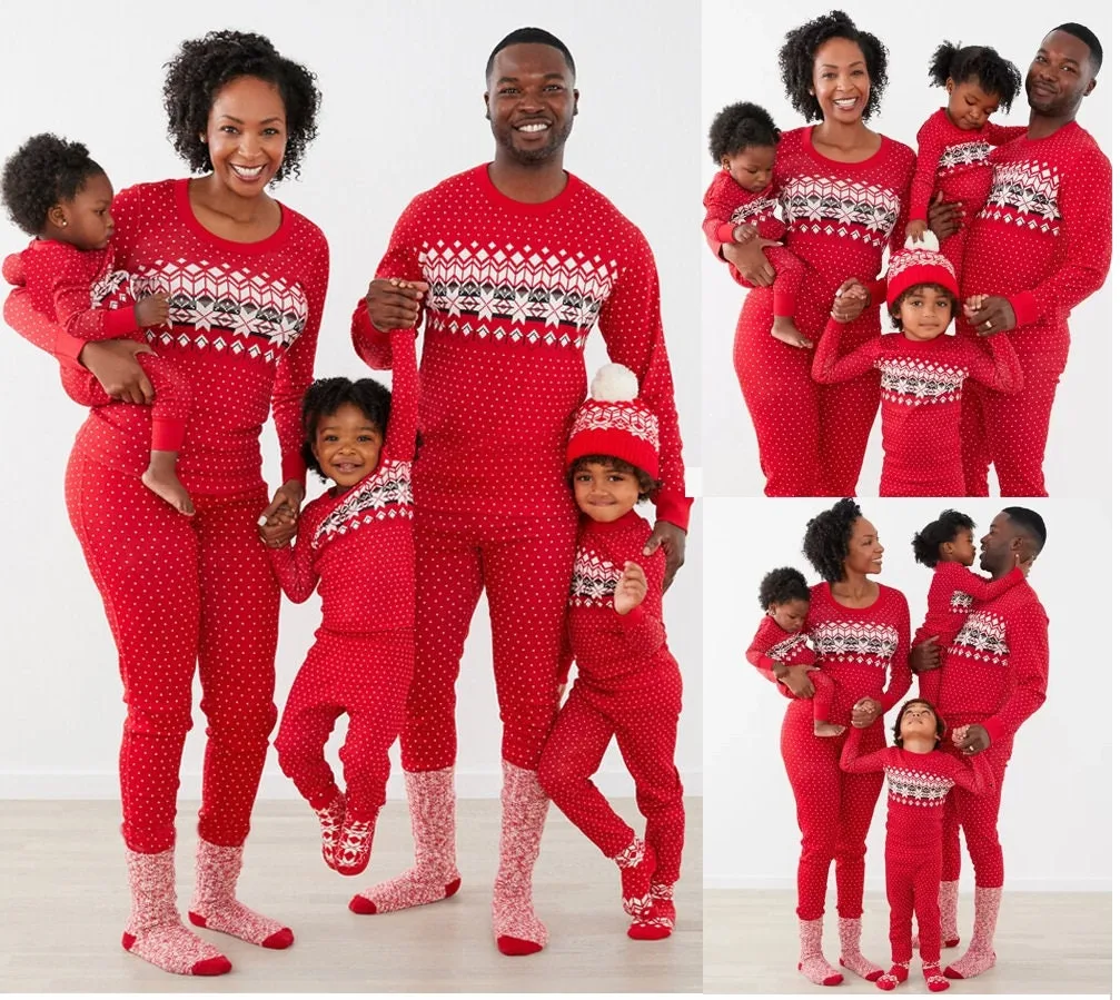 Matching Family Christmas Pajamas 2-Piece Pajama Set Sleepwear Outfit