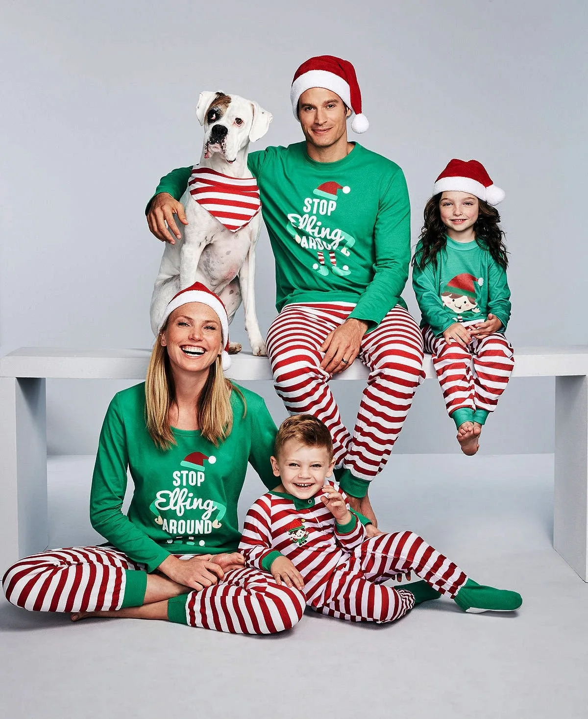 Pajamas PJ's Print Pants Family Matching Sleepwear Clothes Holidays