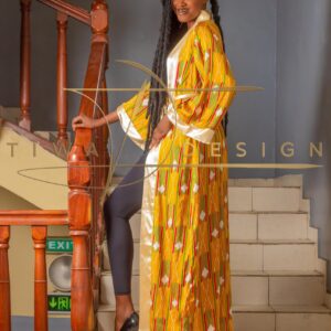 Tiwa Design Multicolor Pareo Silk Dress