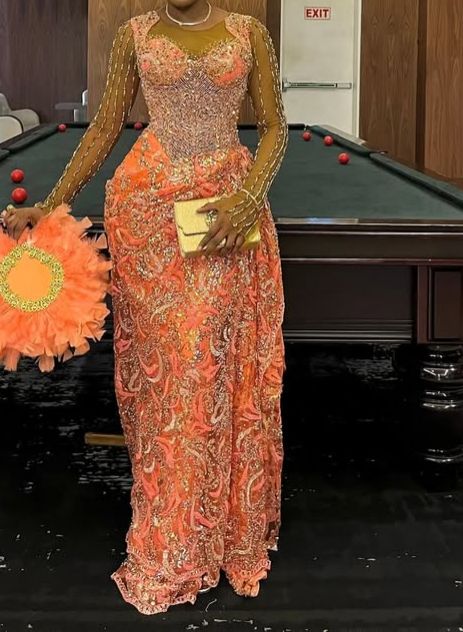 Luxury Brides Traditional Outfit, Nigerian Brides Traditional Outfit